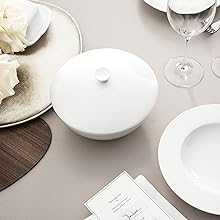 Villeroy & Boch Royal Piattino per Tazzina da caffè, Porcellana Premium Bone, Bianco