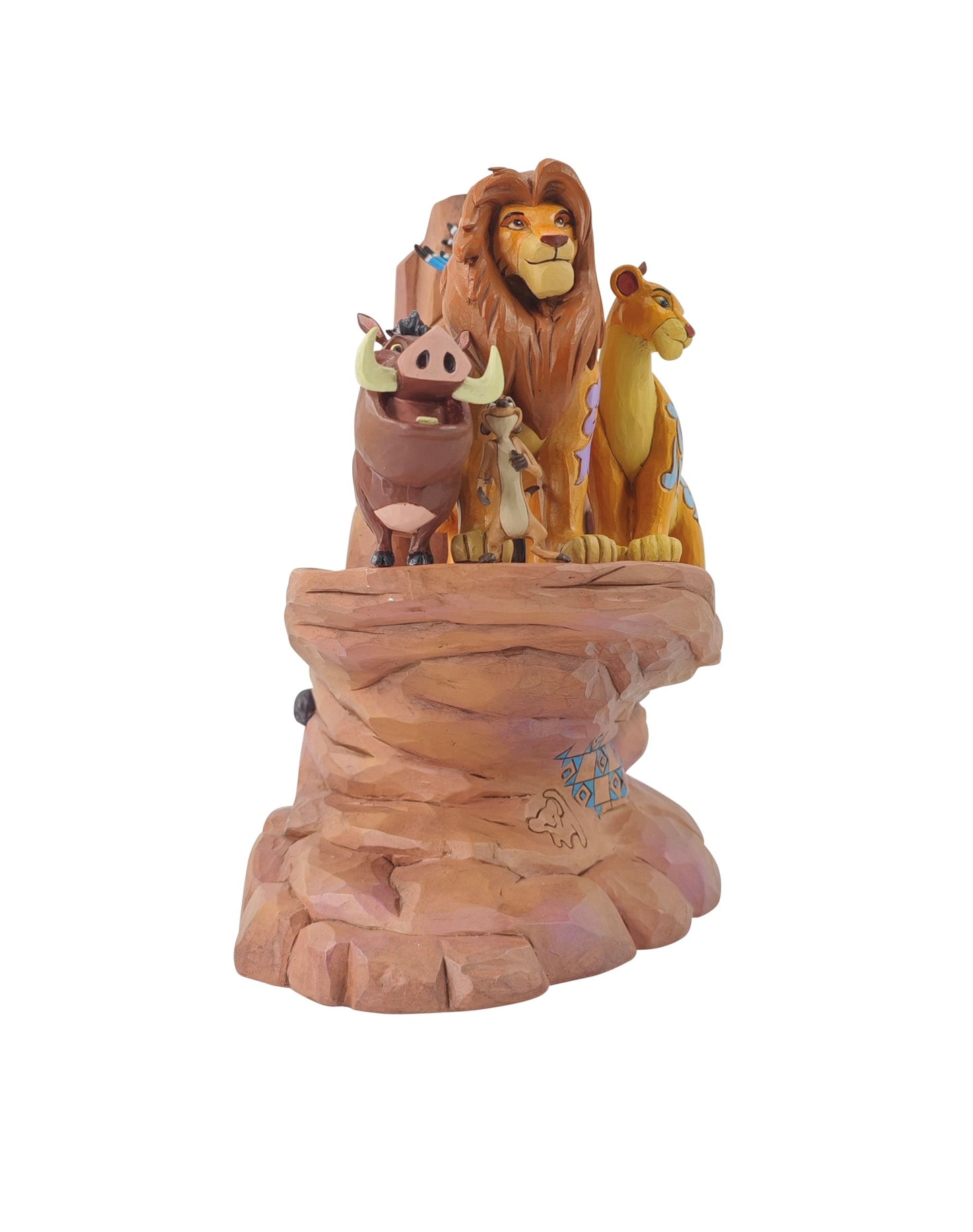 Statuetta Re Leon Carved In Stone - Disney Traditions