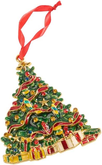 Villeroy & Boch Winter Collage Accessoires  Albero Addobbo di metallo albero, multicolore, 12 cm