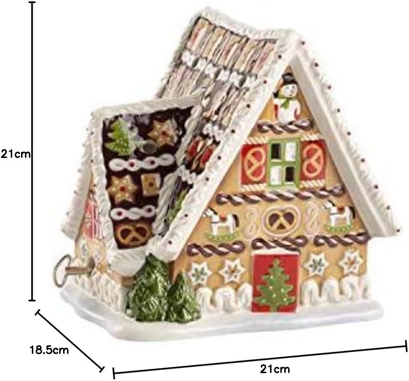 Villeroy & Boch - Christmas Toy's Carillon Natale Variopinto, Decorazione Natalizie, Decorazioni, Porcellana