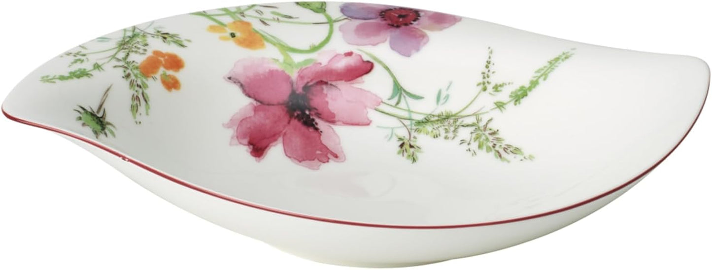 Villeroy & Boch - Coppa  fonda Mariefleur Serve & Salad, Ciotola con Forma snella in Porcellana Premium, Decoro Floreale, Lavabile in lavastoviglie, 29 cm