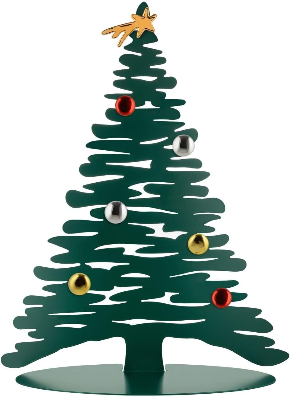 Alessi Bark for Christmas Albero, Decorazioni Natalizie, Verde