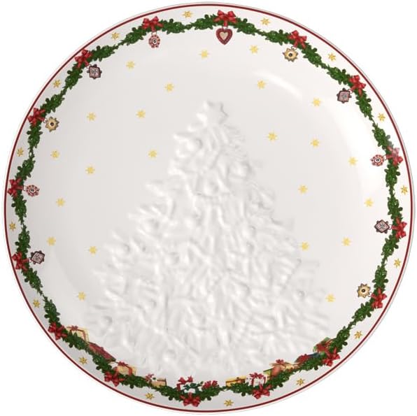 Villeroy & Boch - Toy's Fantasy Ciotola Da Portata Variopinto, Piatto Ceramica Natale, Decorazione Natalizie, Porcellana Premium