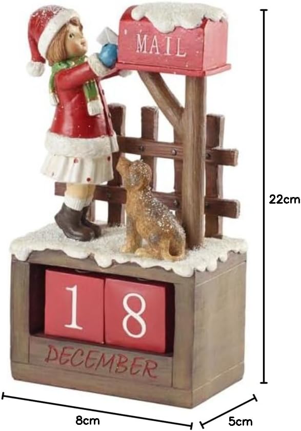 Villeroy & Boch Winter Collage Accessoires Calendario con bambina 12,5x8x22,5cm