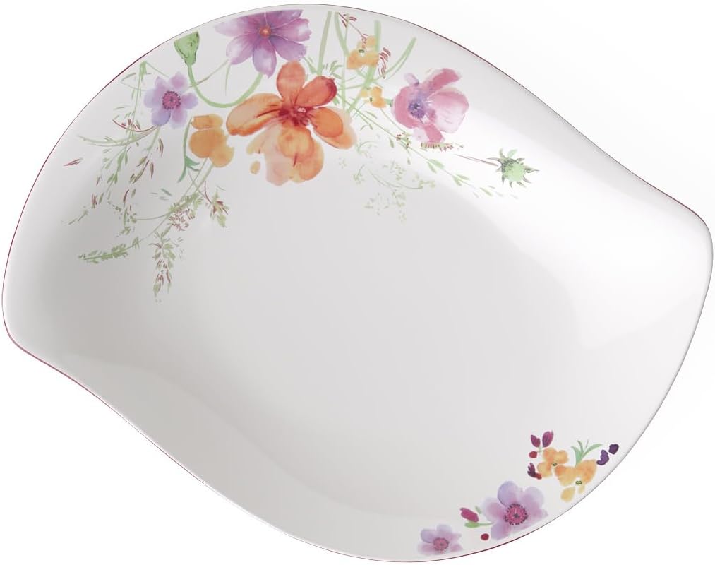 Villeroy & Boch Mariefleur Serve & Salad Coppa piana, 34 cm, Porcellana Premium, Basic