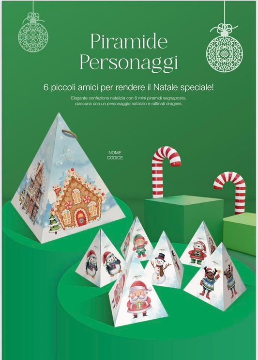 OREFICE - Mega Piramide Paesaggio Contenete 6 Piramidi Piccole - 200g