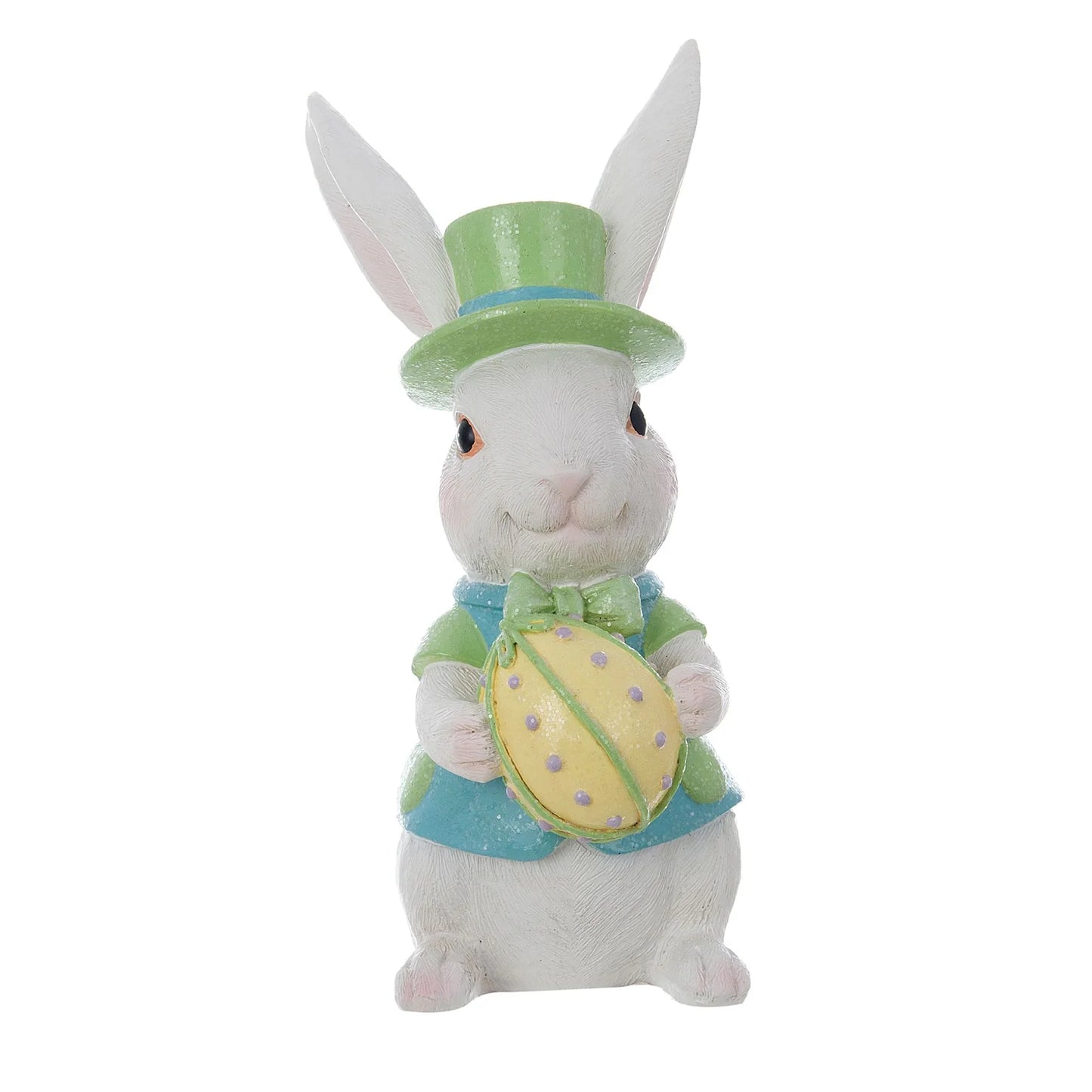 Blanc Mariclò Statuina Coniglio di pasqua in resina "Dolce Fiaba" 9x10xH17 cm
