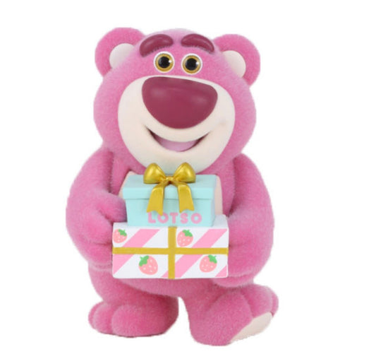 Statuetta Lotso con regali di Natale - Disney Traditions