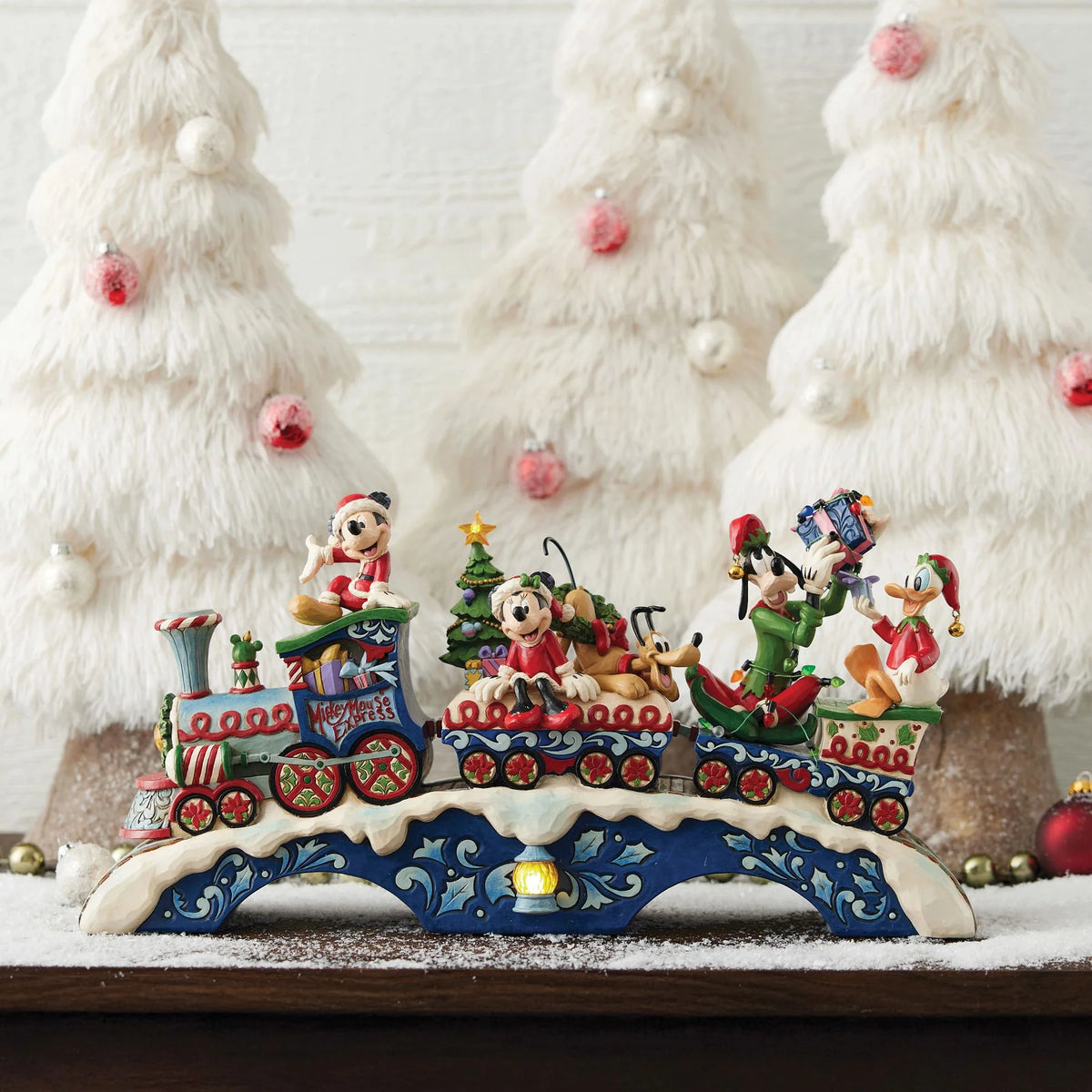 Treno musicale natalizio Disney Enesco Traditions Jim Shore
