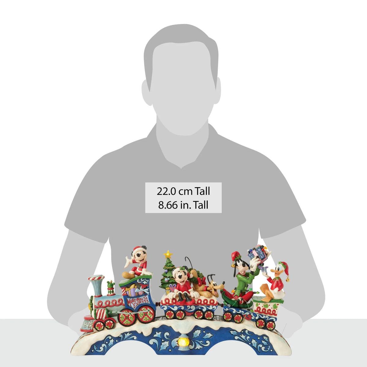 Treno musicale natalizio Disney Enesco Traditions Jim Shore