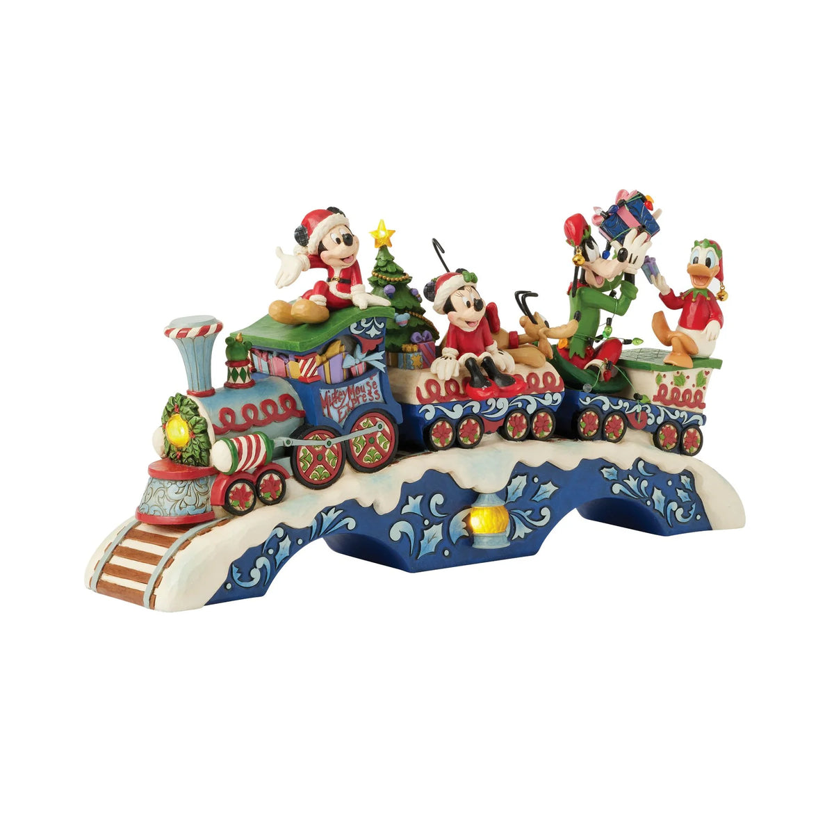 Treno musicale natalizio Disney Enesco Traditions Jim Shore