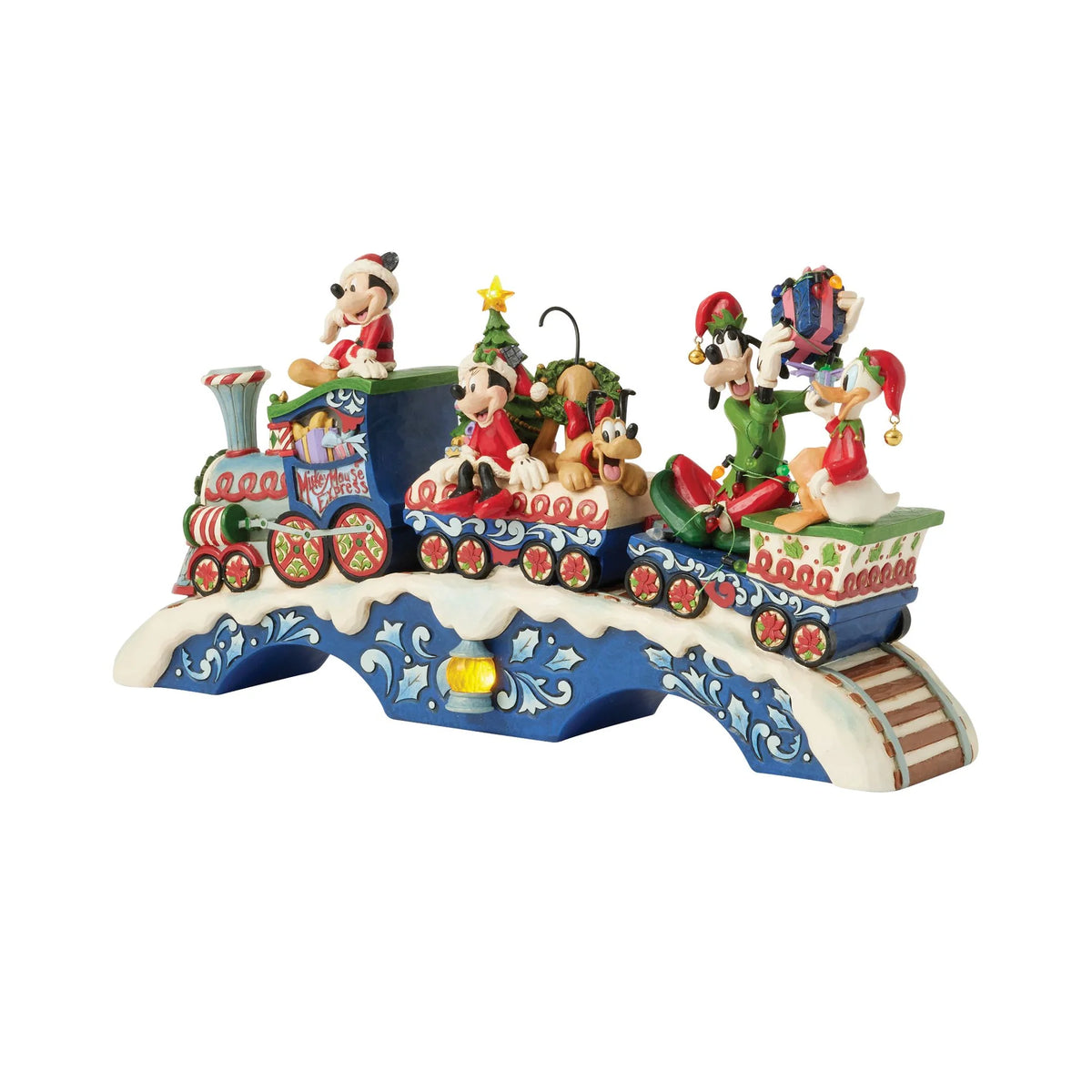 Treno musicale natalizio Disney Enesco Traditions Jim Shore