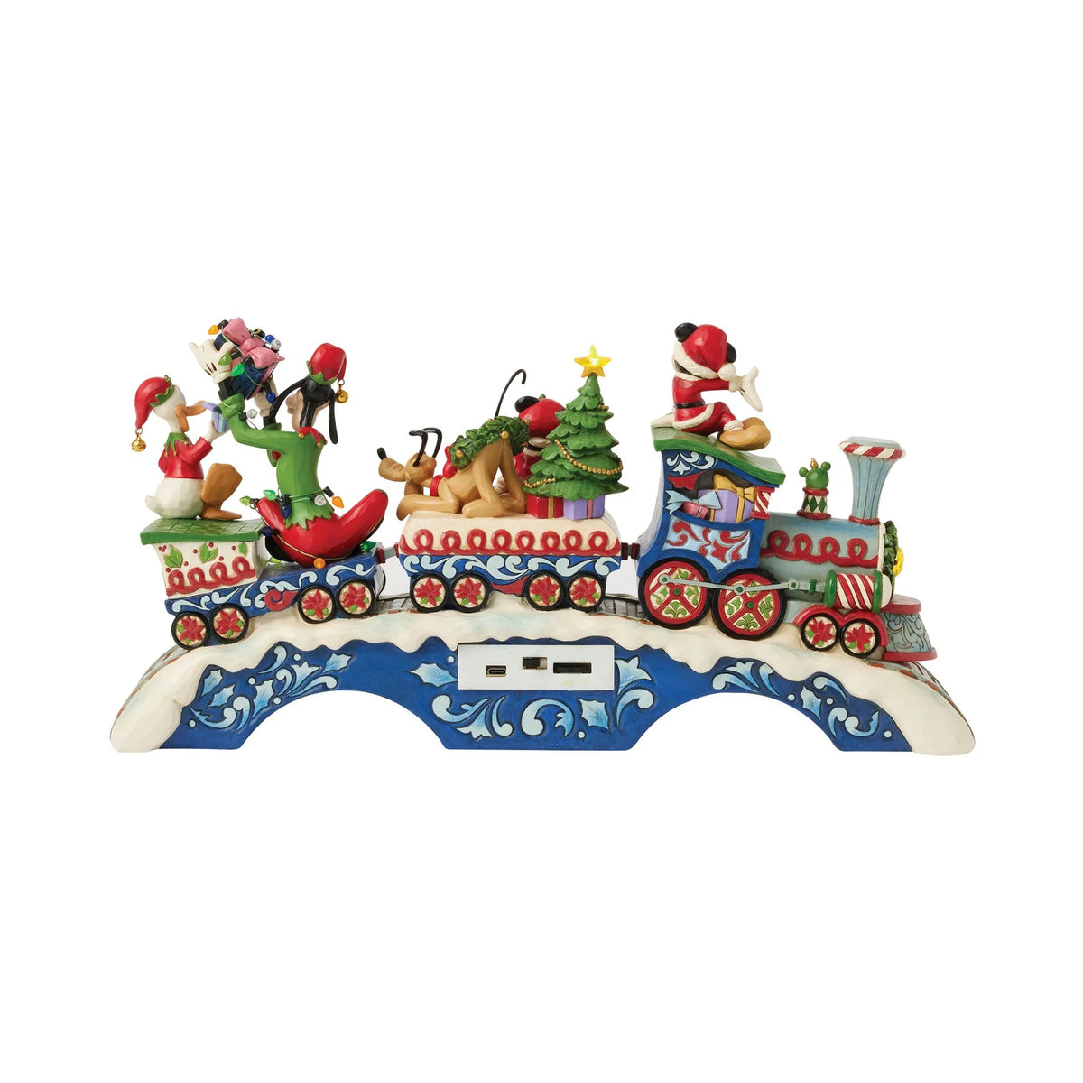 Treno musicale natalizio Disney Enesco Traditions Jim Shore