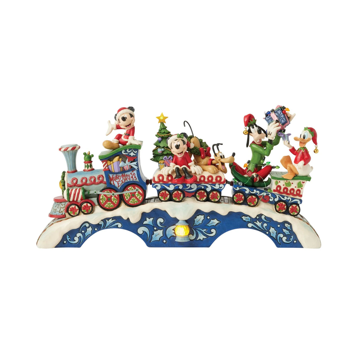 Treno musicale natalizio Disney Enesco Traditions Jim Shore