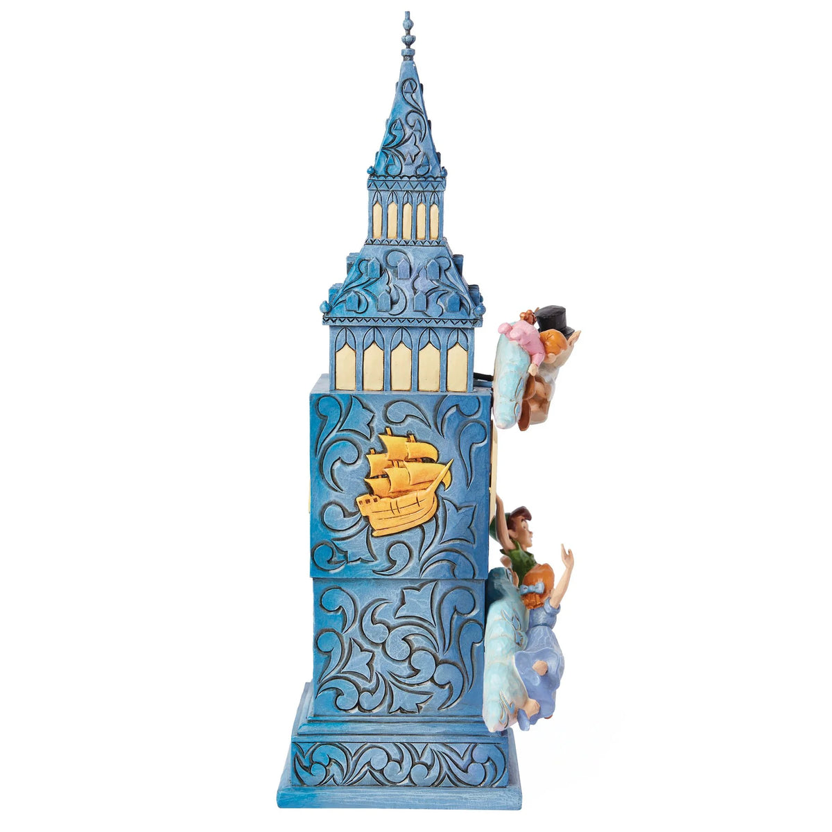 Statuetta con orologio di Peter Pan - Disney Traditions