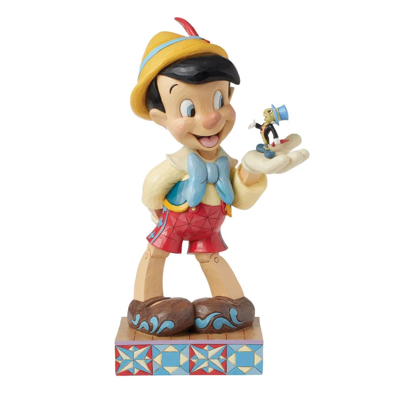 Diney Tradition Enesco Pinocchio Grande con il Grillo Parlante