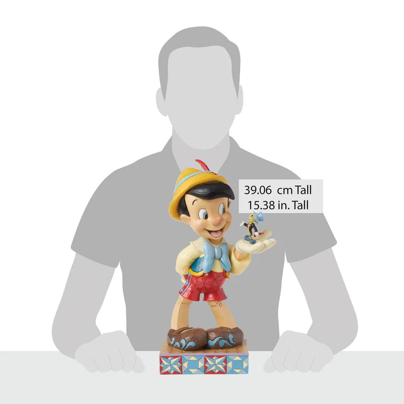 Diney Tradition Enesco Pinocchio Grande con il Grillo Parlante