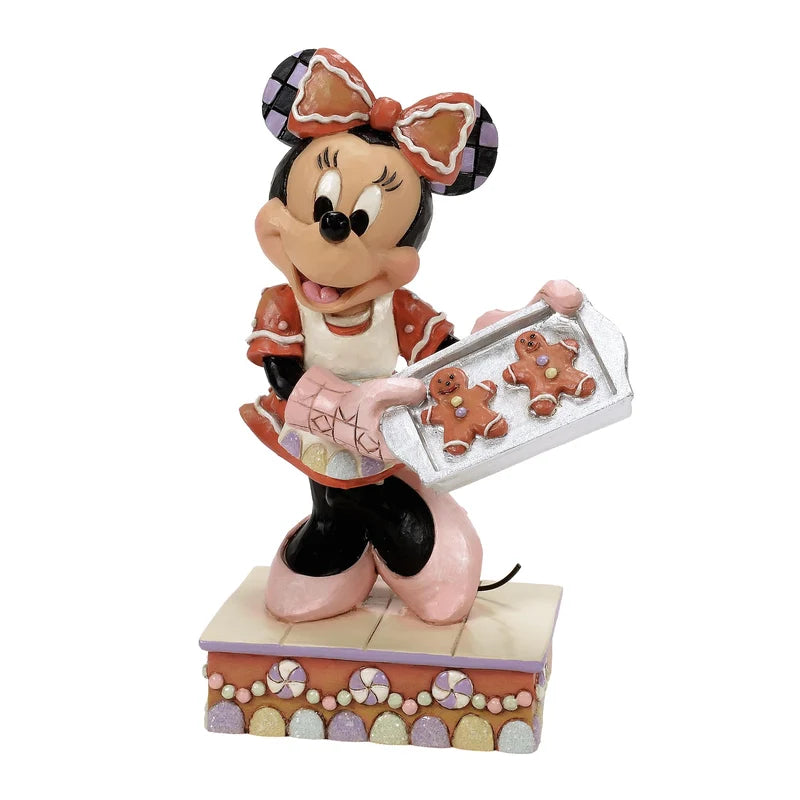 Disney Tradition Enesco Minnie con biscotti di pan di zenzero