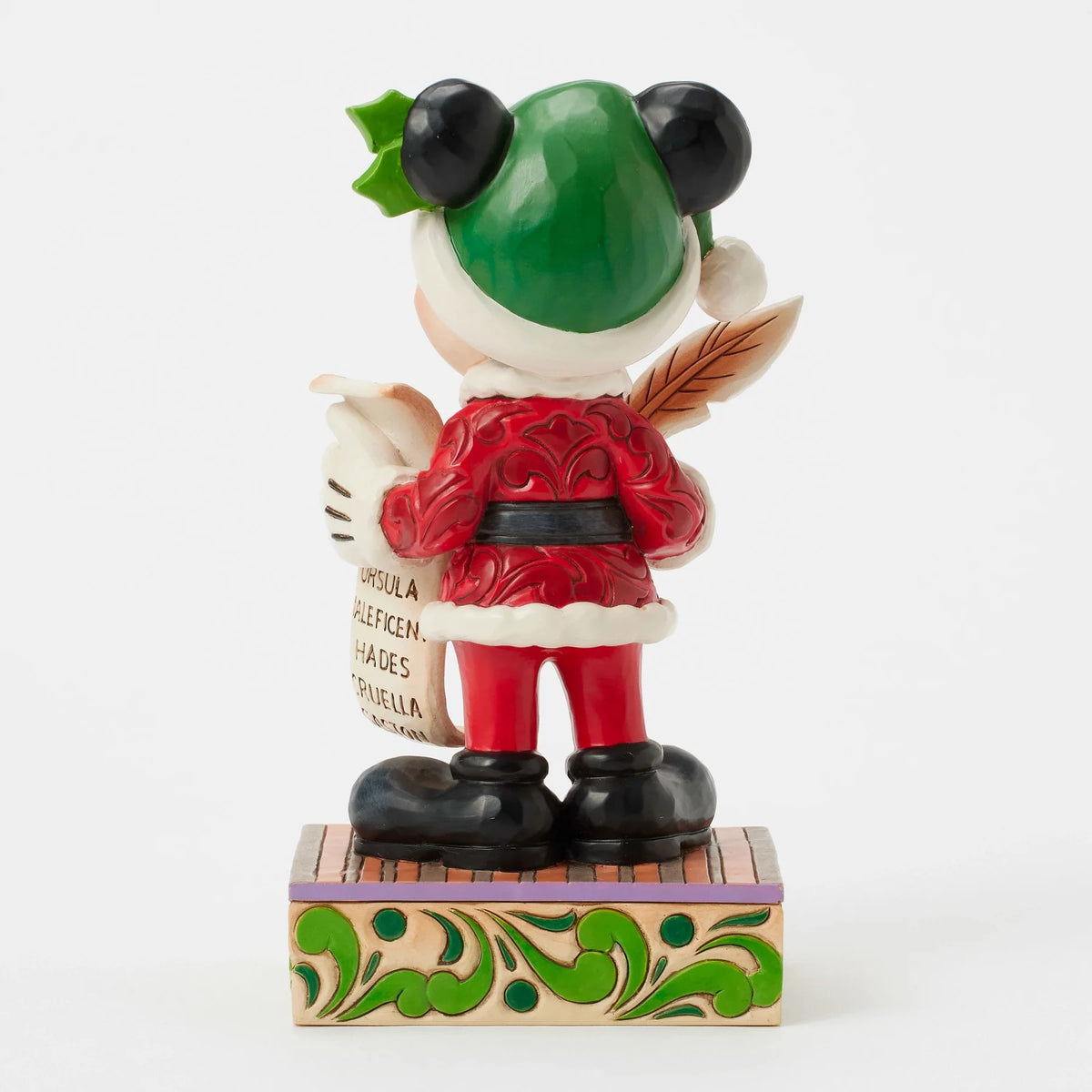 Disney Tradition Enesco Statuetta di Topolino e la sua lista dei regali di Natale - Disney Traditions