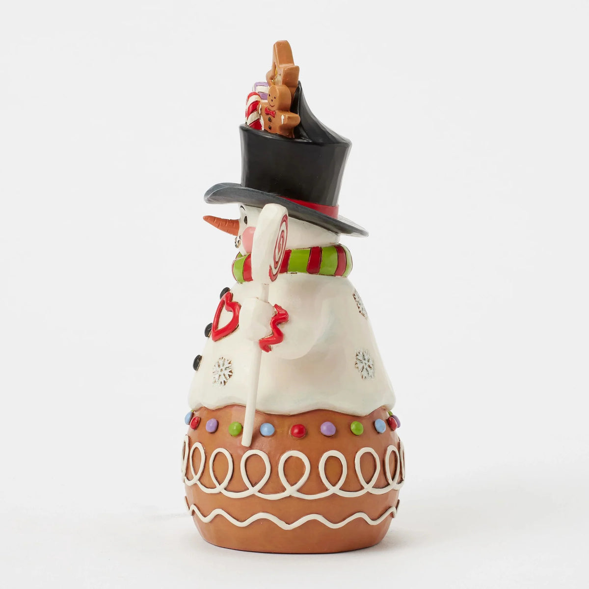 Jim Shore Enesco Figurina “Pupazzo di neve di pan di zenzero” - Heartwood Creek