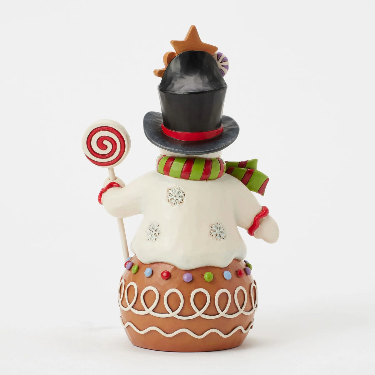 Jim Shore Enesco Figurina “Pupazzo di neve di pan di zenzero” - Heartwood Creek