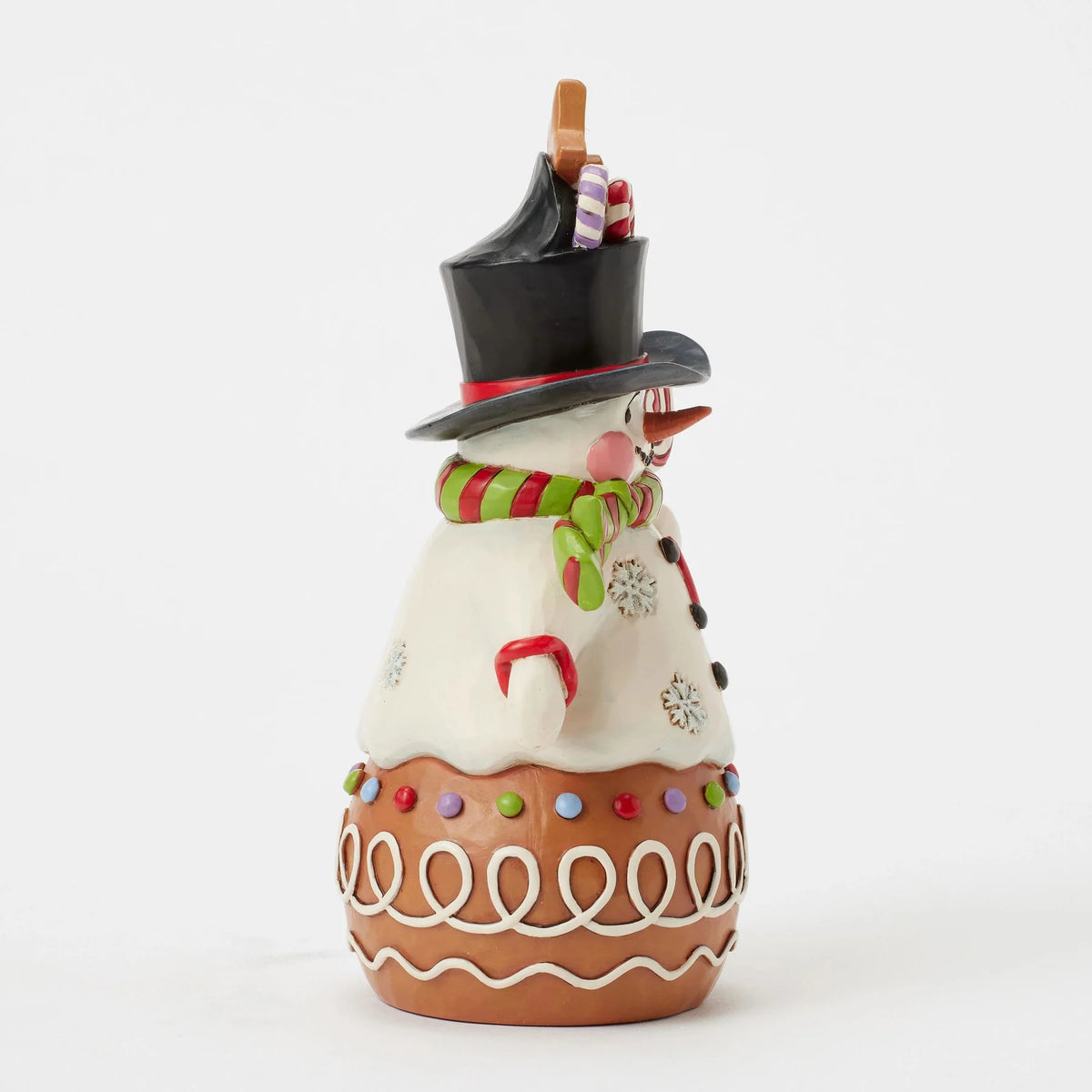 Jim Shore Enesco Figurina “Pupazzo di neve di pan di zenzero” - Heartwood Creek