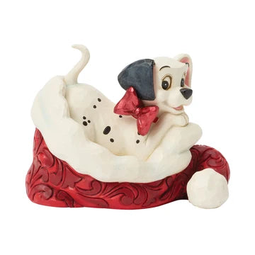 Enesco Disney Traditions 101 DALMATIANS CAPPELLO DI BABBO NATALE MINI