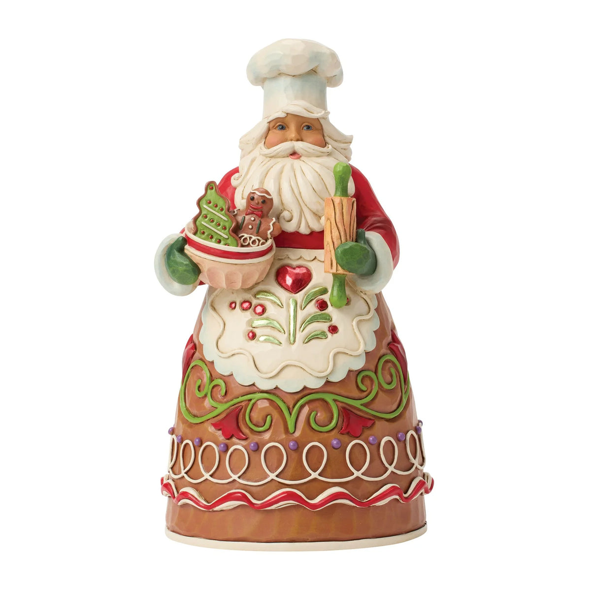Enesco Disney Traditions Chef di pasticcini di pan di zenzero Babbo Natale