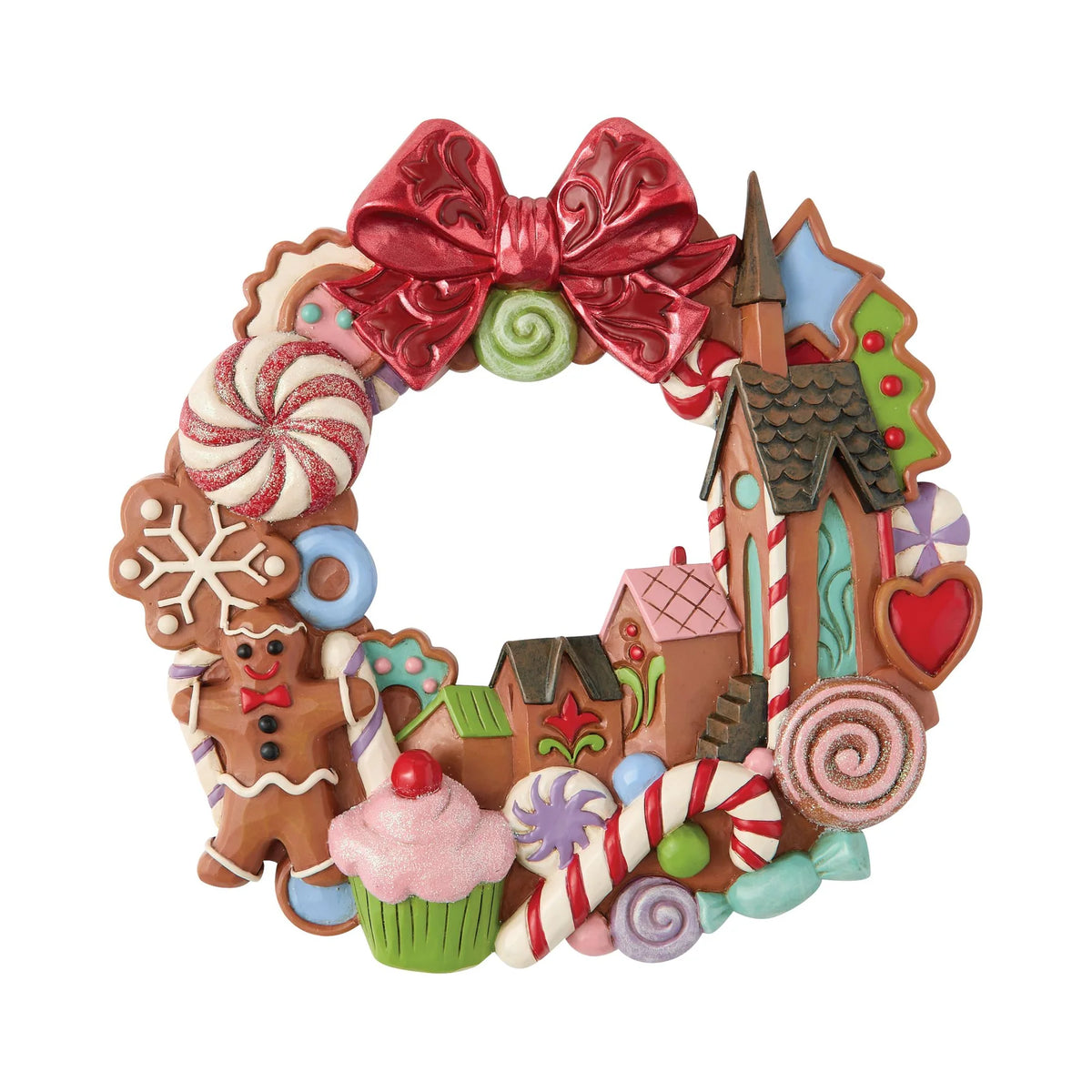 Enesco Disney Traditions Ghirlanda da parete di pan di zenzero
