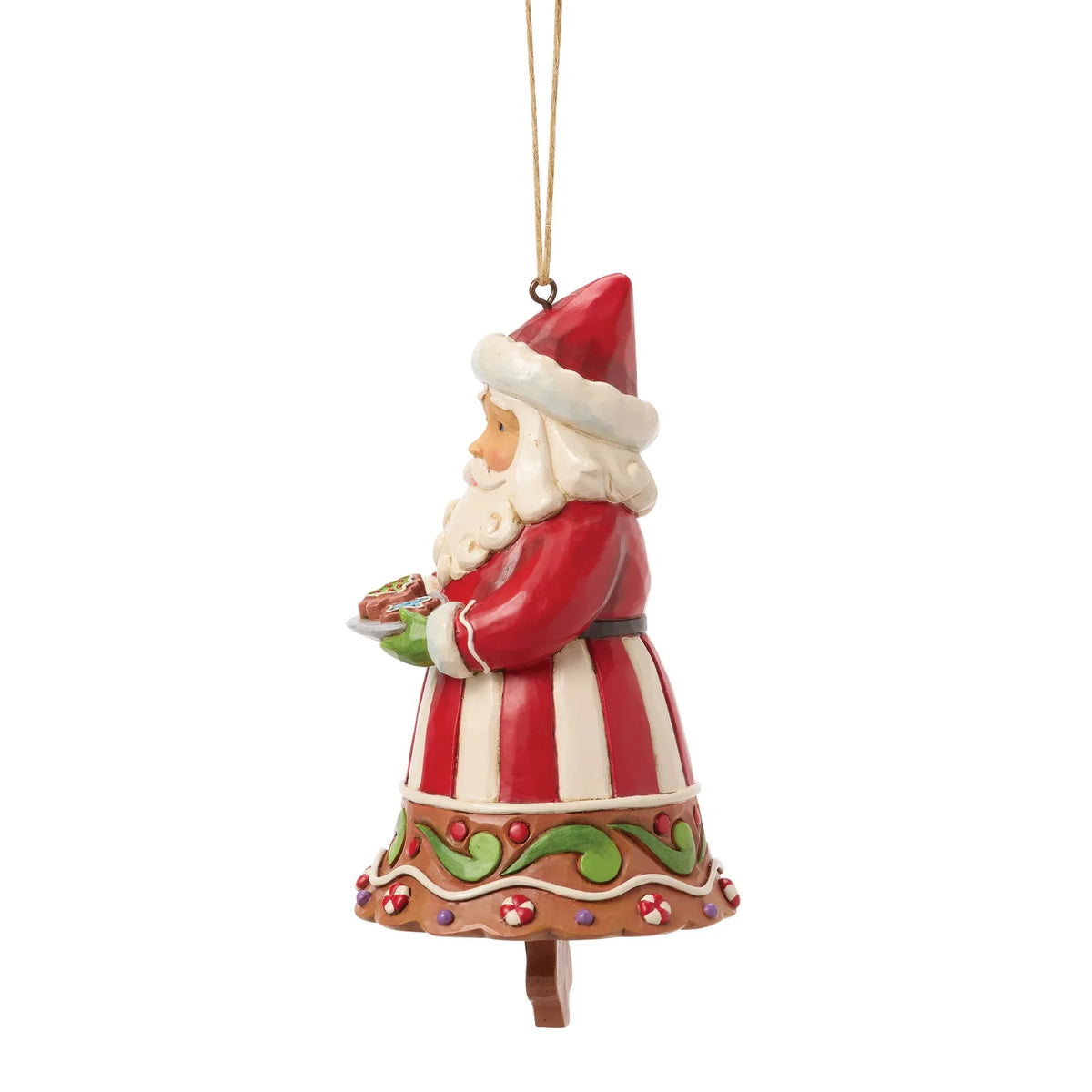 Enesco Disney Traditions Babbo Natale di pan di zenzero con campana