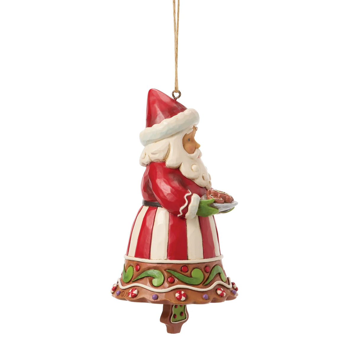 Enesco Disney Traditions Babbo Natale di pan di zenzero con campana