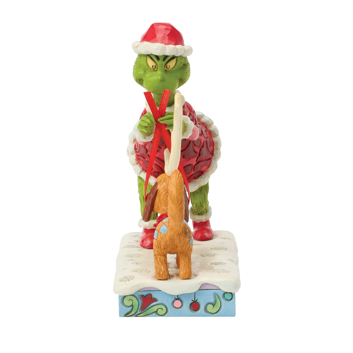Disney Traditions ENESCO Grinch che lega le corna Max Fig