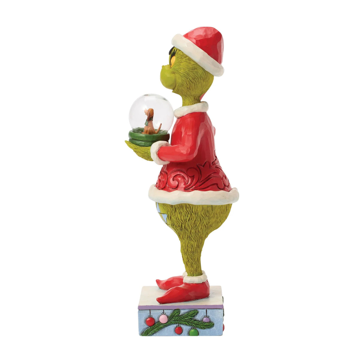 Disney Traditions ENESCO Il Grinch che tiene la cupola con Max