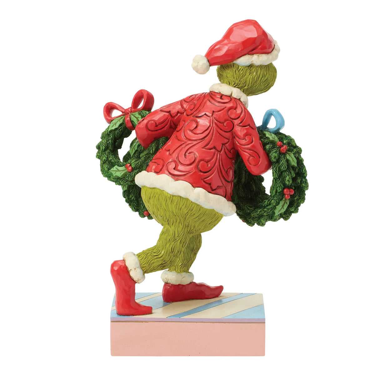 Disney Traditions ENESCO Il Grinch con diverse ghirlande