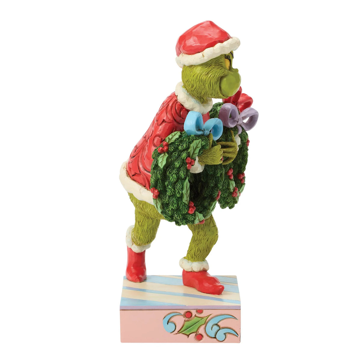 Disney Traditions ENESCO Il Grinch con diverse ghirlande