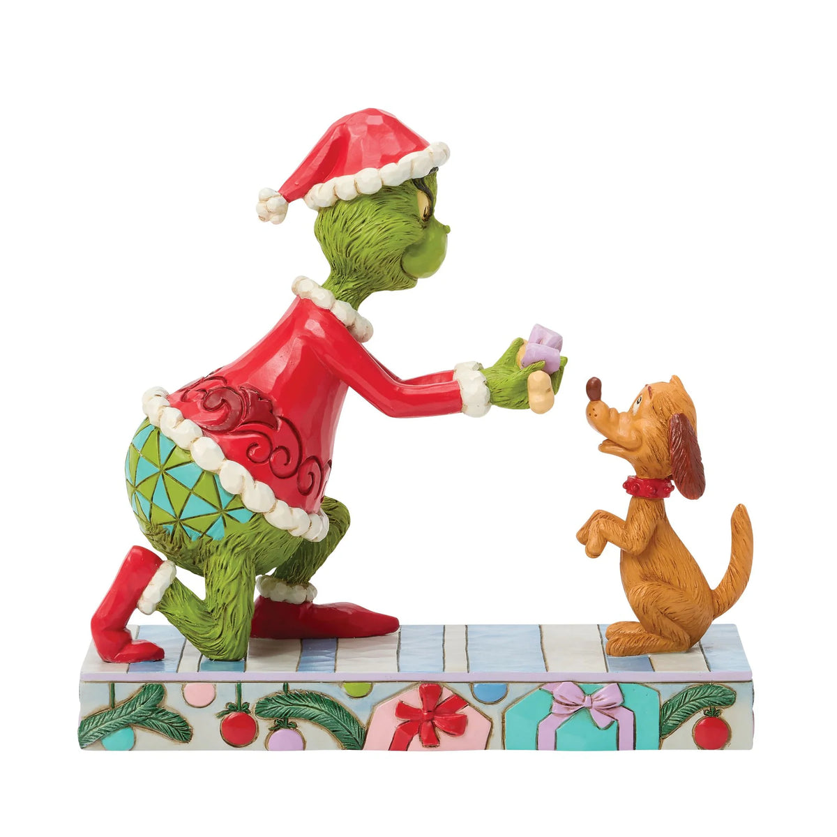 Disney Traditions ENESCO. Il Grinch regala a Max un fico d'osso