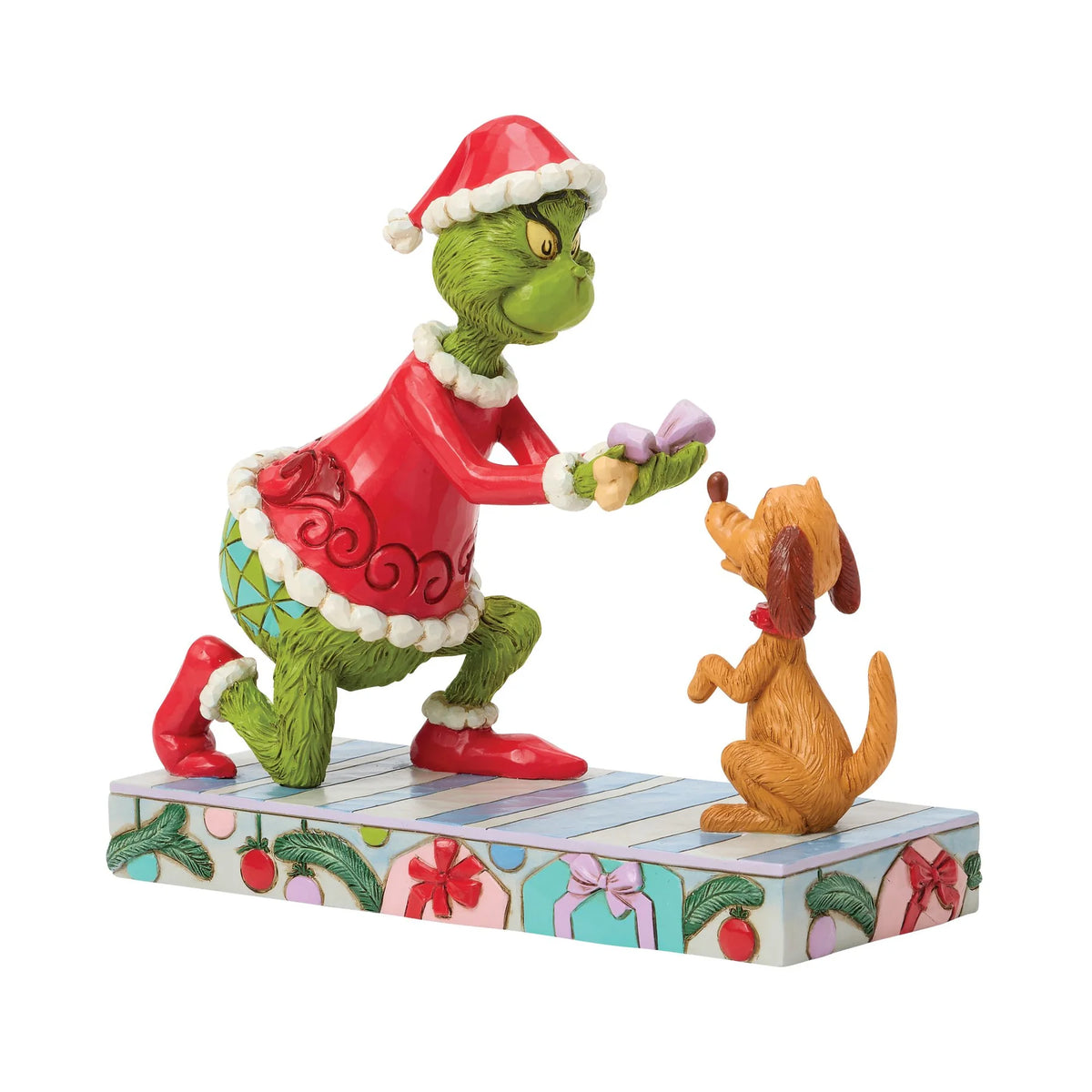 Disney Traditions ENESCO. Il Grinch regala a Max un fico d'osso