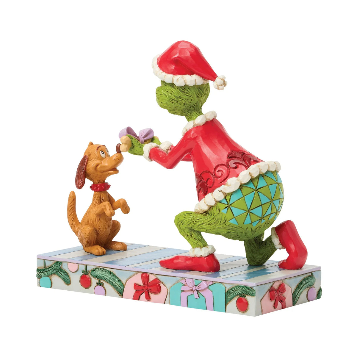 Disney Traditions ENESCO. Il Grinch regala a Max un fico d'osso