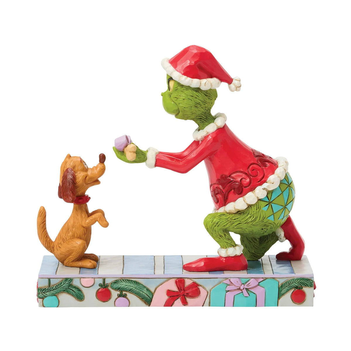 Disney Traditions ENESCO. Il Grinch regala a Max un fico d'osso