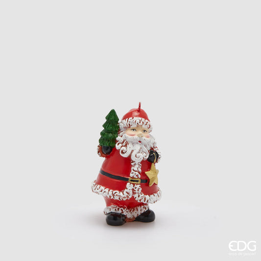 EDG Enzo De Gasperi Candela Babbo Natale H14,5 cm
