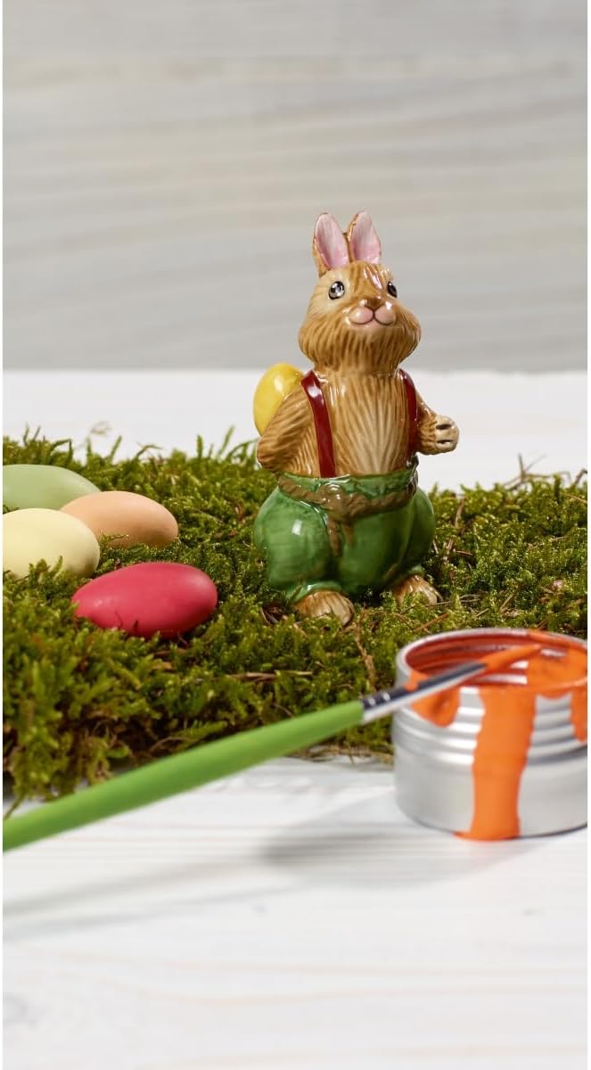 Villeroy & Boch Bunny Tales Statuetta di Porcellana Paul, Multicolore, Piccola