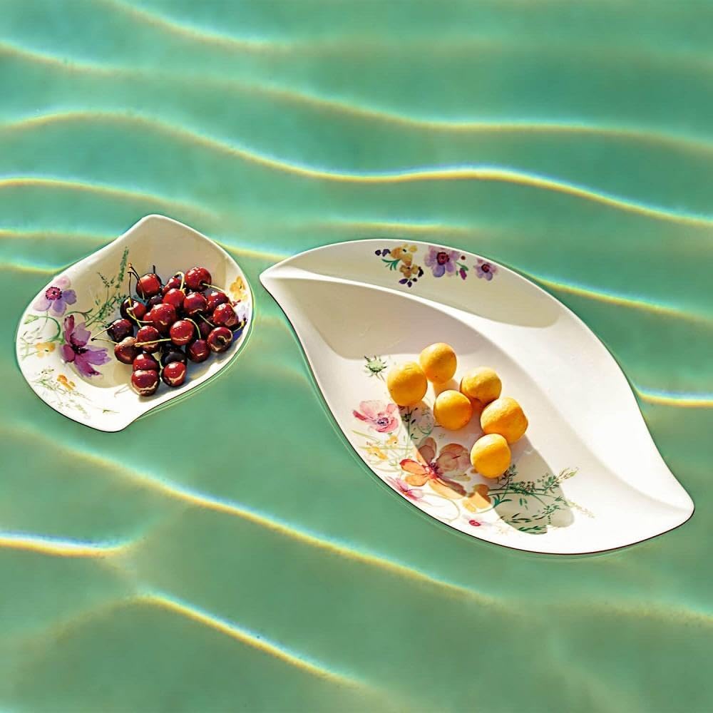 Villeroy & Boch - Coppa  fonda Mariefleur Serve & Salad, Ciotola con Forma snella in Porcellana Premium, Decoro Floreale, Lavabile in lavastoviglie, 29 cm