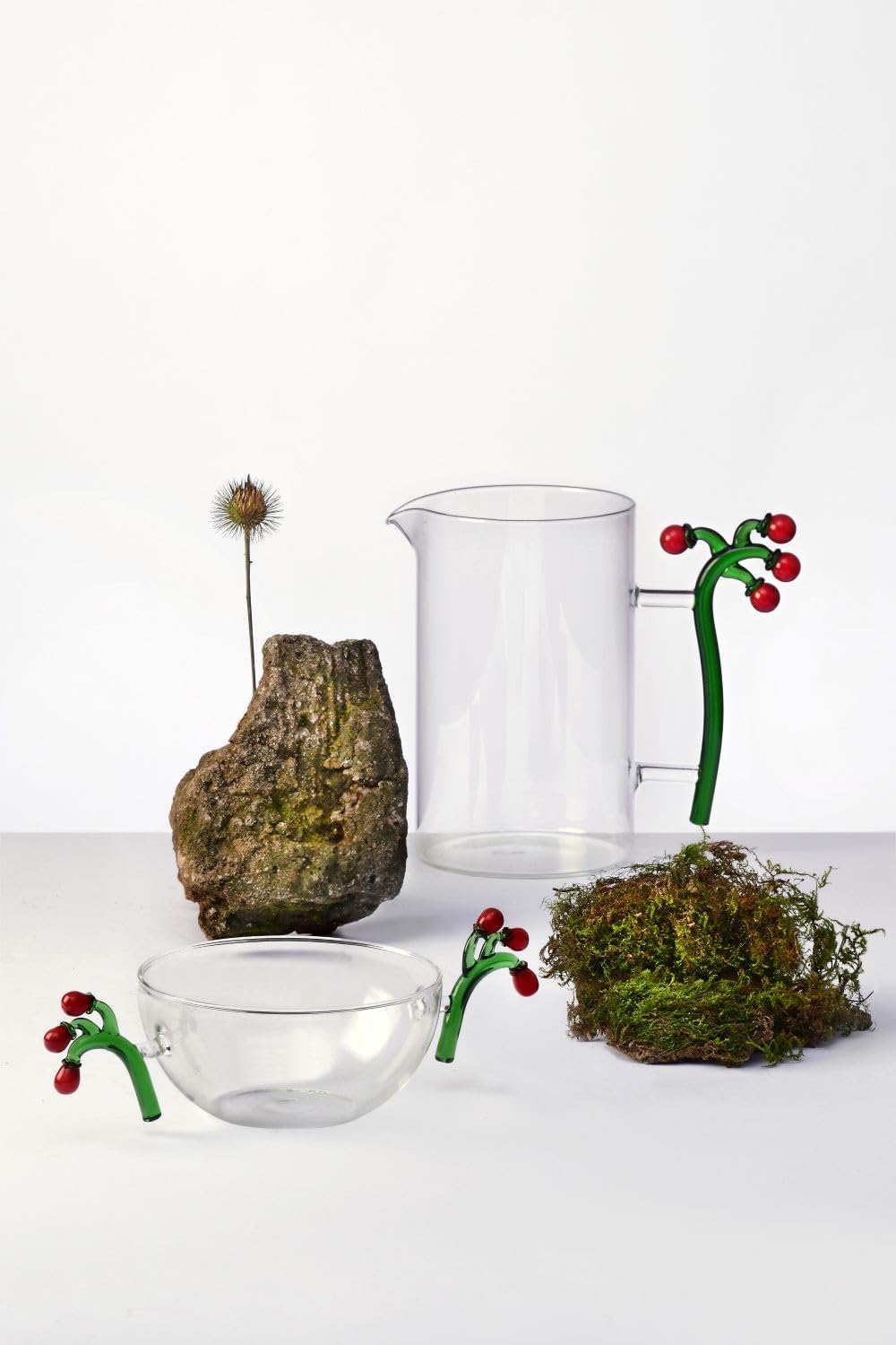 Ichendorf Milano Brocca Pomodori, Collezione Vegetables, 150 cl, Vetro Borosilicato, Fatto a Mano