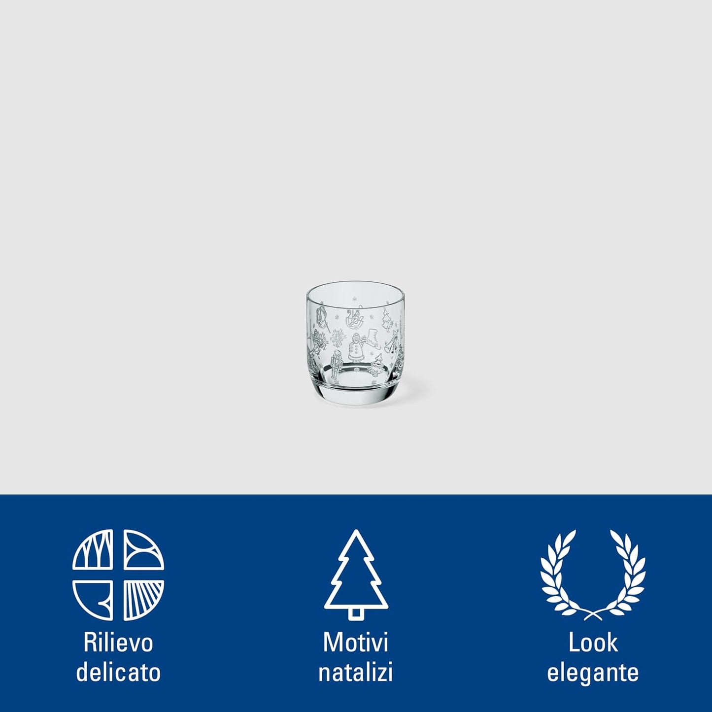 Villeroy & Boch Toy's Delight, da Shot e Liquore, Con Motivo Natalizio, Set 4 pezzi