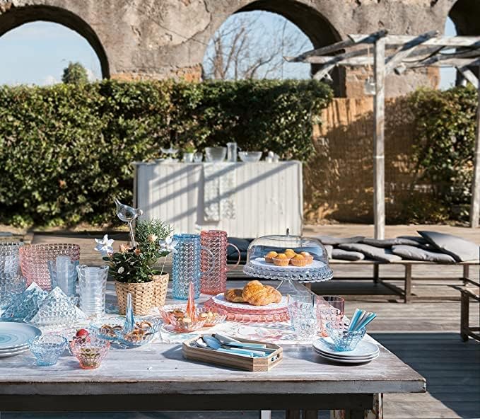 Guzzini - Tiffany, Portabicchieri Universale - Trasparente, 12 x 10,3 x h18,3 cm