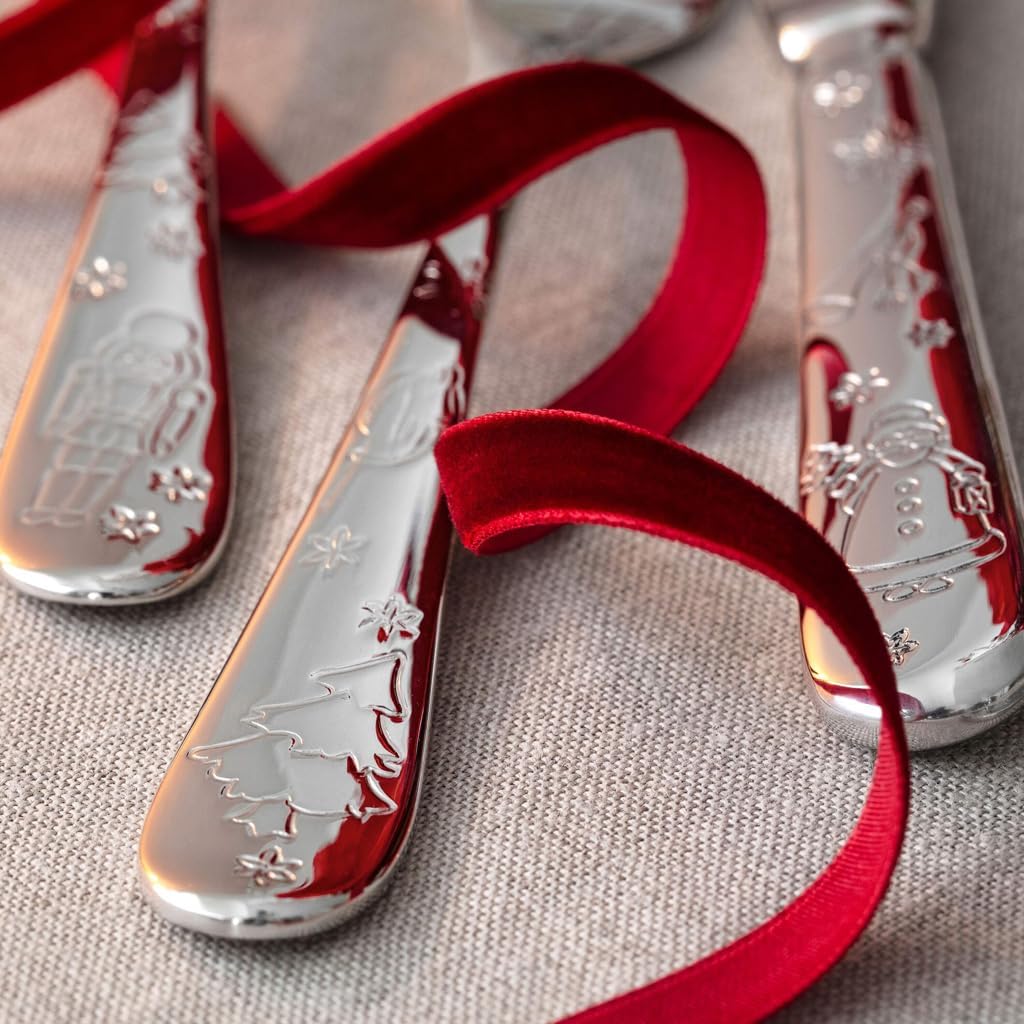 Villeroy & Boch – Toy's Delight set di posate 30 pezzi per 6 persone in acciaio inox, 6 cucchiai, 6 forchette, 6 coltelli, 6 cucchiaini da caffè e 6 forchettine per dolci, lavabili in lavastoviglie