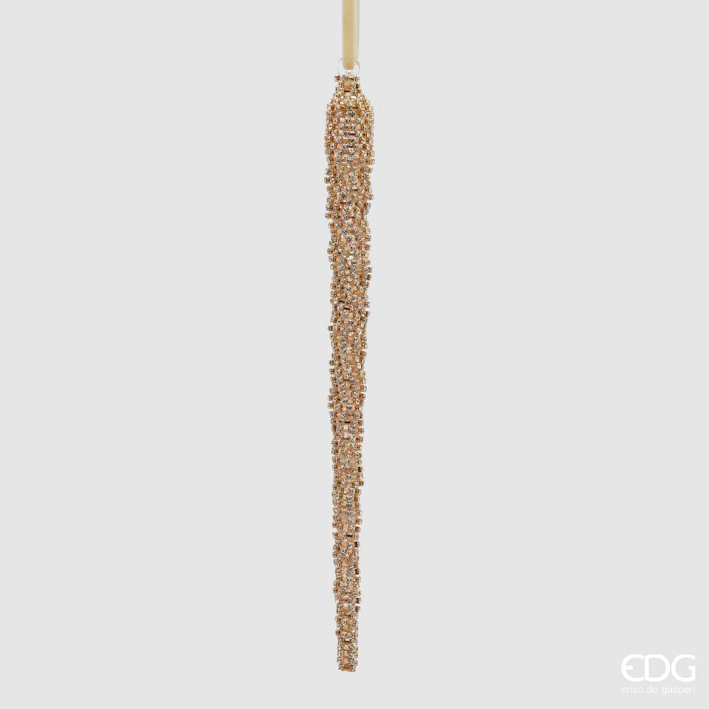 EDG Enzo De Gasperi Addobbo Ghiacciolo Lucente H23 cm