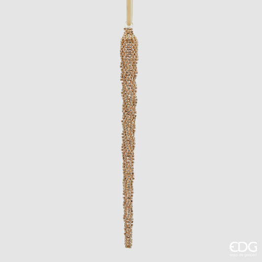 EDG Enzo De Gasperi Addobbo Ghiacciolo Lucente H28 cm