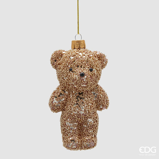 EDG Enzo De Gasperi | Orso decorativo in vetro Natale 2025