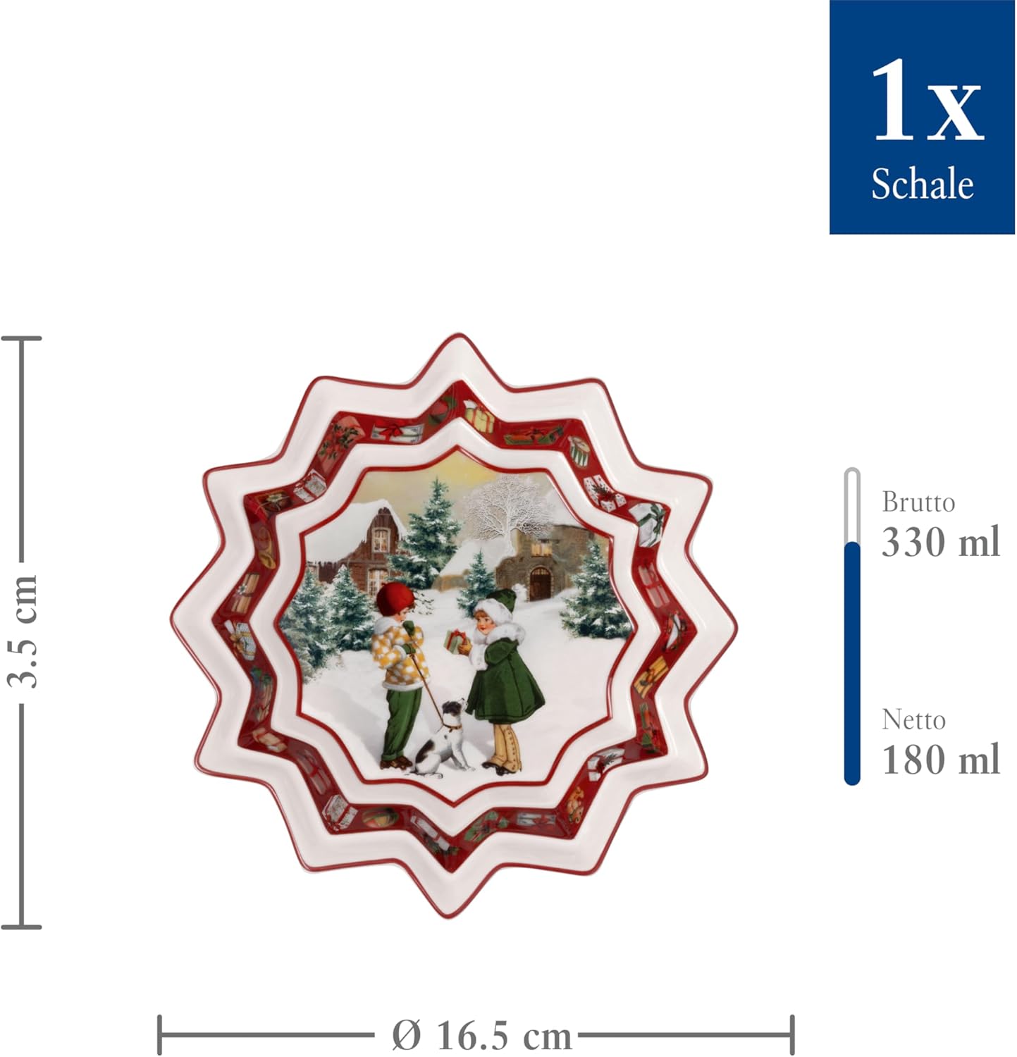 Villeroy & Boch Toy's Fantasy Ciotola Sorpresa, 16,5 Cm Ø